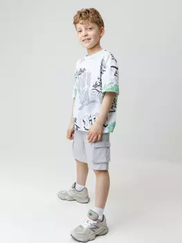 Шорты для мальчика для мальчиков CROCKID, КР 400794, цвет - светло-серый5