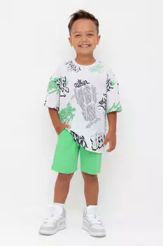 Шорты для мальчика для мальчиков CROCKID, КР 400803, цвет - зеленый