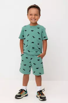 Шорты для мальчика для мальчиков CROCKID, КР 400818-1, цвет - зеленый