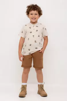Шорты для мальчика для мальчиков CROCKID, КР 400642, цвет - коричневый