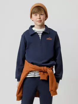 Свитшот для мальчика для мальчиков CROCKID, КР 302798, цвет - темно-синий