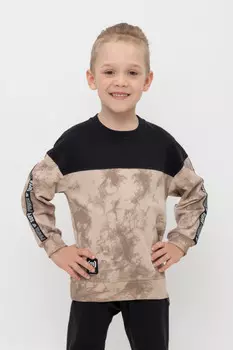 Свитшот для мальчика для мальчиков CROCKID, КР 302602, цвет - бежевый