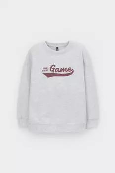 Свитшот для мальчика для мальчиков CROCKID, КР 302692-1, цвет - светло-серый5