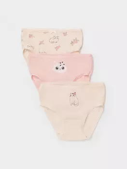 Трусы для девочек CROCKID, К 1909-3уп, цвет - светло-розовый