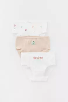 Трусы для девочек CROCKID, К 1909-3уп, цвет - сахар
