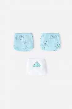 Трусы для девочек CROCKID, К 1964-3уп, цвет - минт