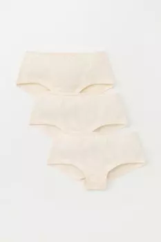 Трусы для девочек CROCKID, К 1964-3уп, цвет - бежевый