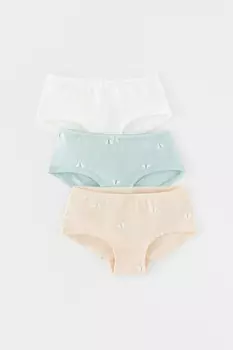 Трусы для девочек CROCKID, К 1964-3уп, цвет - светло-голубой