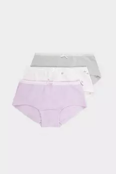 Трусы для девочек CROCKID, К 1964-3уп, цвет - фиолетовый