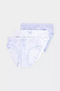 Трусы для девочек CROCKID, К 1978-3уп, цвет - голубой