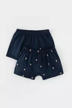 Трусы для мальчиков CROCKID, К 1912-2уп, цвет - темно-синий