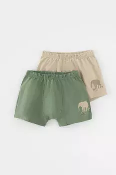 Трусы для мальчиков CROCKID, К 1912-2уп, цвет - зеленый