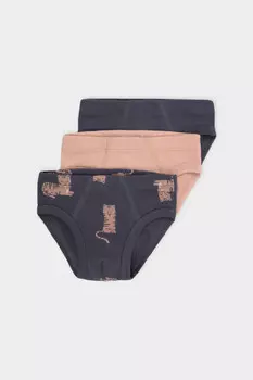 Трусы для мальчиков CROCKID, К 1928-3уп, цвет - темно-серый