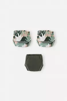 Трусы для мальчиков CROCKID, К 1928-3уп, цвет - зеленый