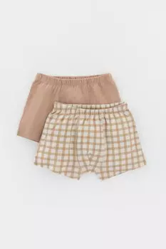 Трусы для мальчиков CROCKID, К 1930-2уп, цвет - бежевый