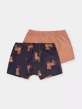 Трусы для мальчиков CROCKID, К 1930-2уп, цвет - коричневый