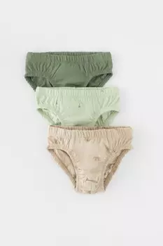 Трусы для мальчиков CROCKID, К 1966-3уп, цвет - зеленый