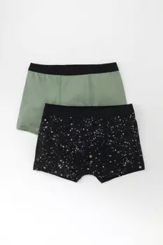 Трусы для мальчиков CROCKID, К 1980-2уп, цвет - темно-серый