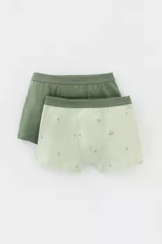 Трусы для мальчиков CROCKID, К 1980-2уп, цвет - зеленый