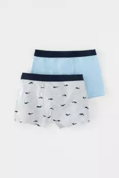 Трусы для мальчиков CROCKID, К 1980-2уп, цвет - голубой