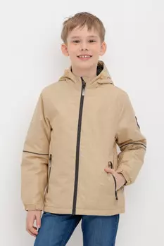 Утепленная куртка для мальчика для мальчиков CROCKID, ВК 30139/1 ГР, цвет - коричневый