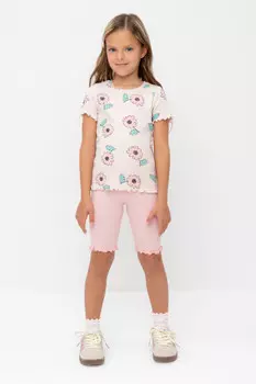 Велосипедки для девочек CROCKID, КР 400801, цвет - розовый