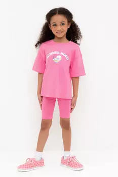 Велосипедки для девочек CROCKID, КР 4036, цвет - ярко-розовый