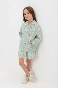 Жакет для девочек CROCKID, К 302486, цвет - голубой