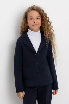 Жакет для девочек CROCKID, К 302492, цвет - синий