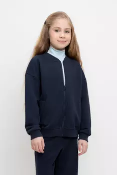 Жакет для девочек CROCKID, К 302493, цвет - синий