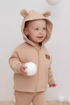 Жакет для девочек CROCKID, КР 302201, цвет - бежевый