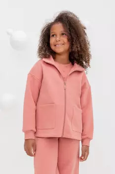 Жакет для девочек CROCKID, КР 302239, цвет - коричневый