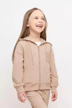 Жакет для девочек CROCKID, КР 302388, цвет - бежевый