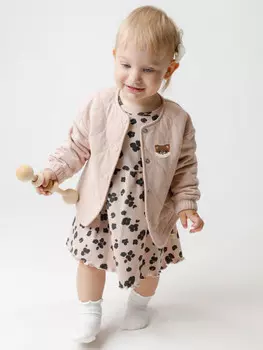 Жакет для девочек CROCKID, КР 302549, цвет - бежевый