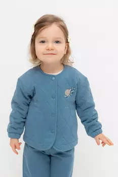 Жакет для девочек CROCKID, КР 302549, цвет - синий