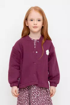 Жакет для девочек CROCKID, КР 302573, цвет - бордовый