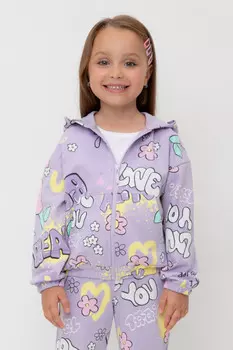 Жакет для девочек CROCKID, КР 302684, цвет - фиолетовый