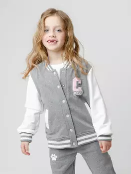 Жакет для девочек CROCKID, КР 302833, цвет - серый