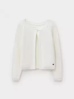 Жакет для девочек CROCKID, КВ 30092/25, цвет - белый