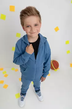 Жакет для мальчиков CROCKID, К 301992-1, цвет - синий