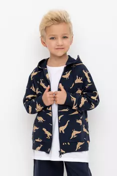 Жакет для мальчиков CROCKID, К 302481, цвет - темно-синий