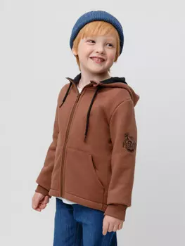 Жакет для мальчиков CROCKID, КР 301859, цвет - коричневый