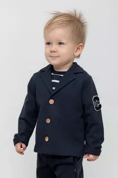 Жакет для мальчиков CROCKID, КР 302021, цвет - темно-синий