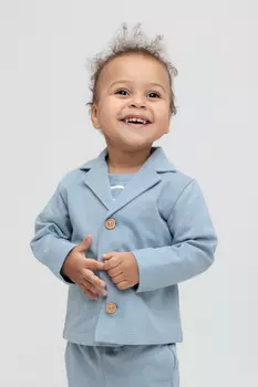 Жакет для мальчиков CROCKID, КР 302021, цвет - синий