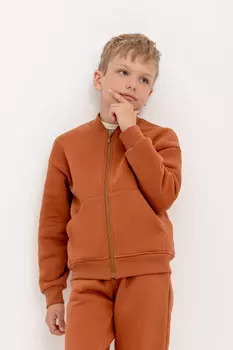 Жакет для мальчиков CROCKID, КР 302163, цвет - коричневый
