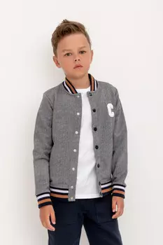 Жакет для мальчиков CROCKID, КР 302174, цвет - серый
