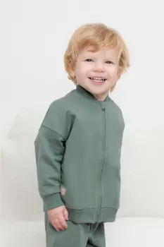 Жакет для мальчиков CROCKID, КР 302411, цвет - зеленый