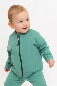 Жакет для мальчиков CROCKID, КР 302411, цвет - зеленый