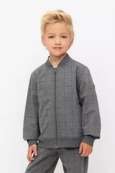 Жакет для мальчиков CROCKID, КР 302636, цвет - темно-серый