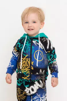 Жакет для мальчиков CROCKID, КР 302650, цвет - черный3